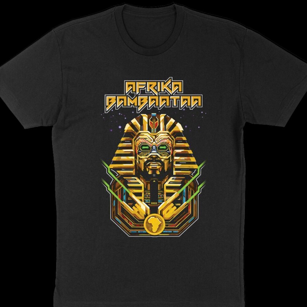 Afrika Bambaataa Pharaoh Graphic Unisex T-Shirt .